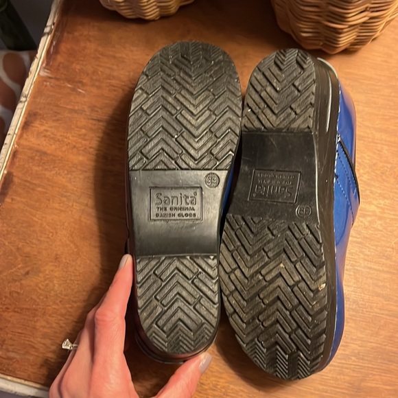 SANITA The  Original Danish Clogs Size 39 (US 8)-beautiful blue color - Picture 9 of 14